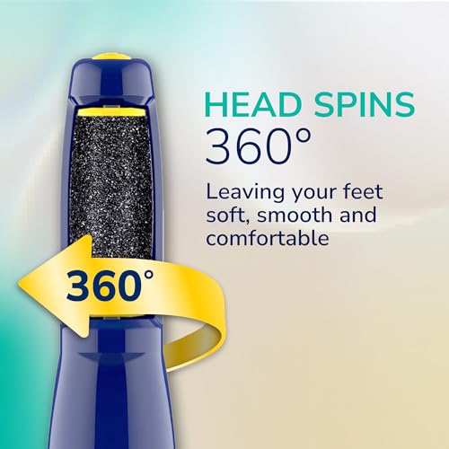 Dr. Scholl's Electronic Foot File - Callus Remover for Smooth Feet