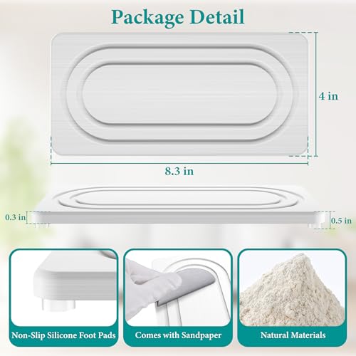 Diatomite Stone Drying Tray - Quick-Drying Kitchen & Bathroom Organizer