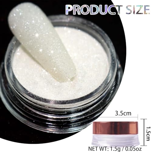 Laza 1.5g Diamond Nail Glitter - Holographic Reflective Crystals