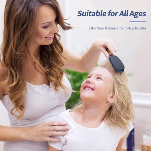 SHINLEA Luxury Detangling Hair Brush with Scalp Massage Bristles