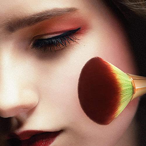 Jutoe 2 Pcs Large Kabuki Makeup Brush Set - Soft, No-Shed Bristles