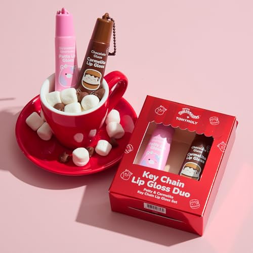 TONYMOLY Squishmallows Holiday Lip Gloss Duo - Moisturizing Gift Set