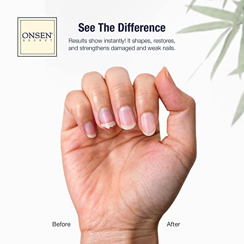 Onsen Professional Nail File - 20-Pack Double-Sided 120/180 Grit