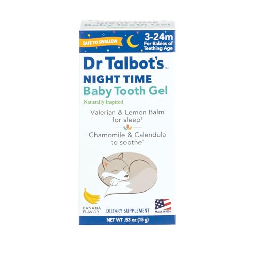 Dr. Talbot's Night Time Baby Tooth Gel - 0.53 oz Teething Relief