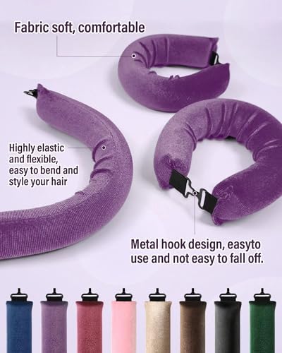 Posicurly Heatless Hair Curler Set - Overnight Satin Curling Rods