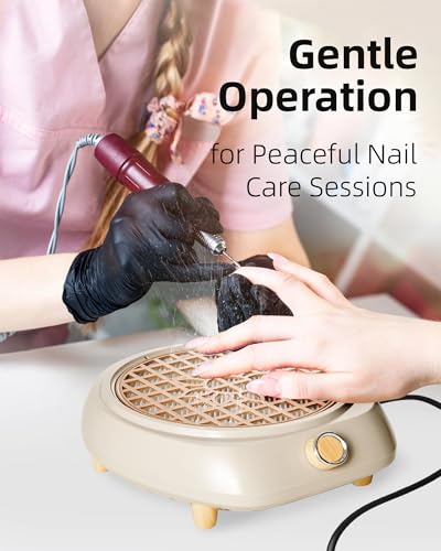 Avelis Nail Dust Collector, Powerful Low Noise Desktop Vacuum for Manicures