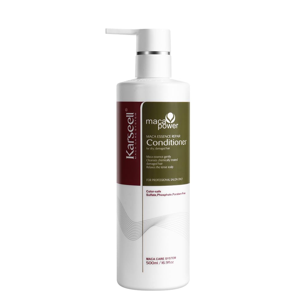 Karseell Argan Oil Hair Treatment - Deep Conditioner for Dry, Damaged Hair | 500ml (16.9 Oz)