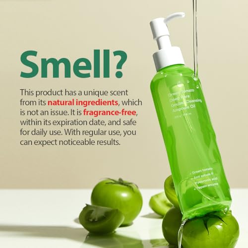 SUNGBOON EDITOR Green Tomato Cleansing Oil - Makeup Remover & Blackhead Treatment, 7.05 fl oz