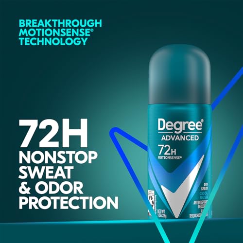 Degree Men Travel Deodorant Spray 3-Pack - Cool Rush 1 Oz Each