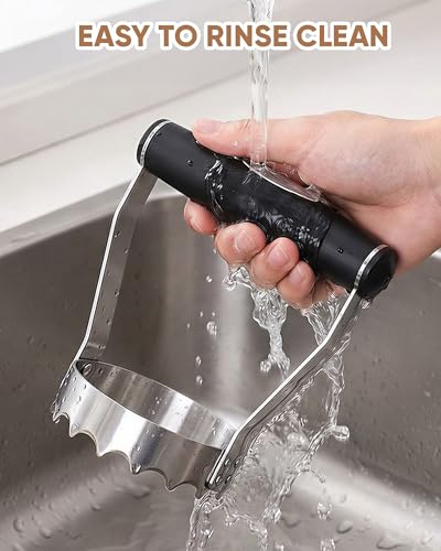 Vosturdy Ergonomic Stainless Steel Hand Chopper - 3 Inch Manual Vegetable & Nut Cutter
