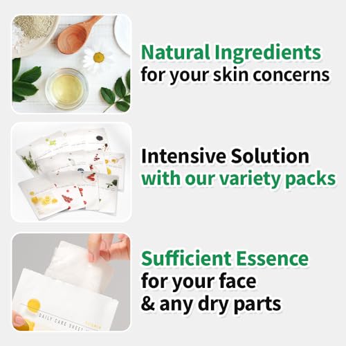 EUNYUL 12-Piece Daily Care Facial Sheet Mask Set – Hydrating & Nourishing Korean Skincare