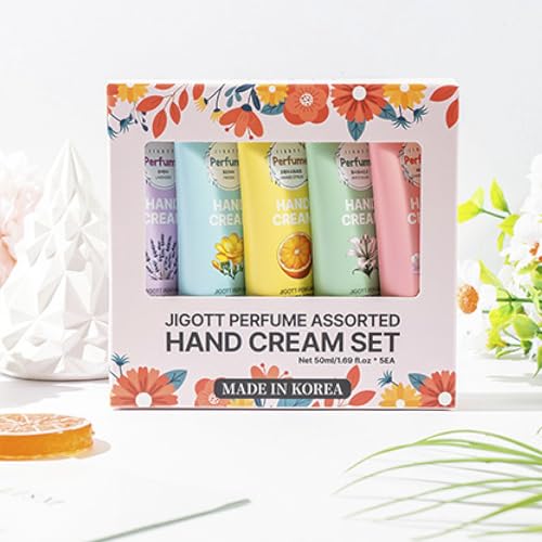 Ekais Perfume Hand Cream Gift Set – 5 Scented Moisturizing Mini Lotions