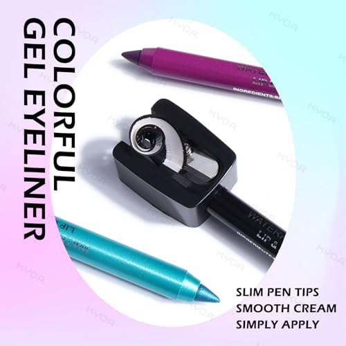 Ownest Blue Matte Shimmer Gel Eyeliner Set - 3 Vibrant Colors