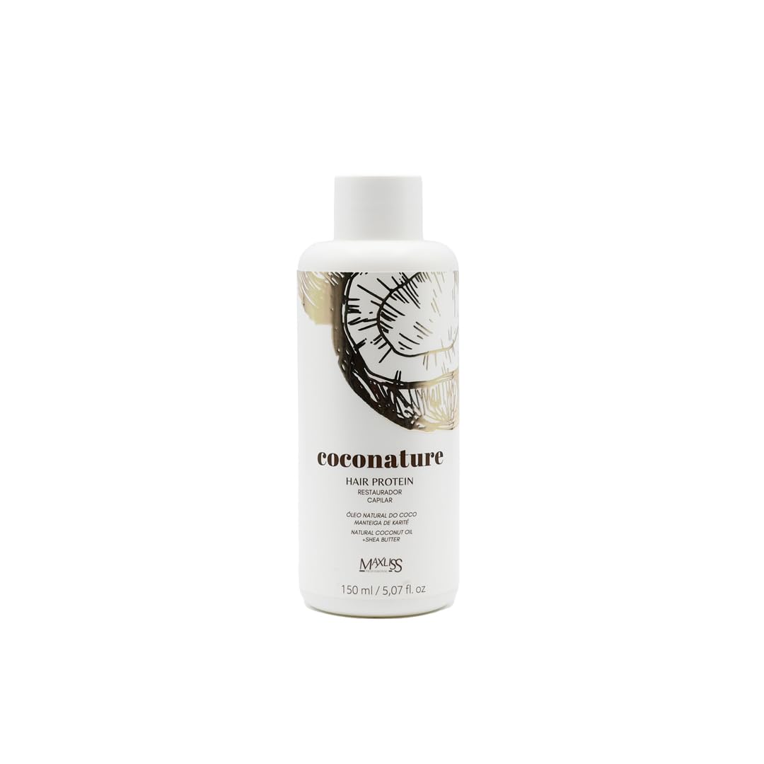 COCONATURE Hair Protein | Formaldehyde-Free Smoothing Treatment with Natural Coconut Oil & Shea Butter | Deep Repair, Frizz Control, Shine & Volume Reduction