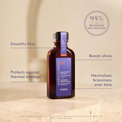 Moroccanoil Treatment Purple Hair Oil for Blonde Hair