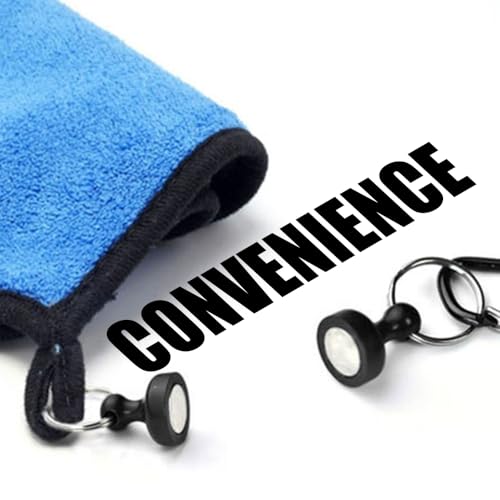 Magnetic Camping Hooks - 4 Pack, Quick Release Clip Hanger