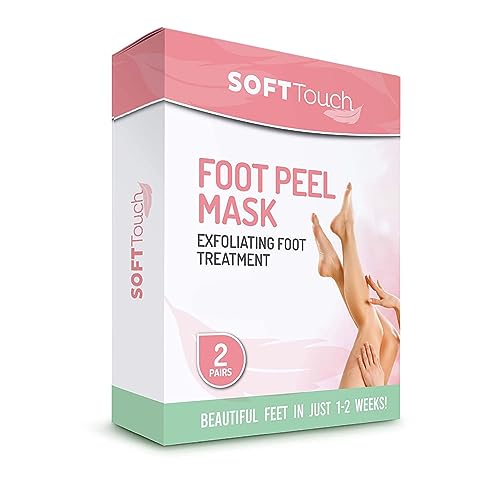 Dermora Aloe Vera Foot Peel Mask - 2 Pack for Soft, Smooth Feet