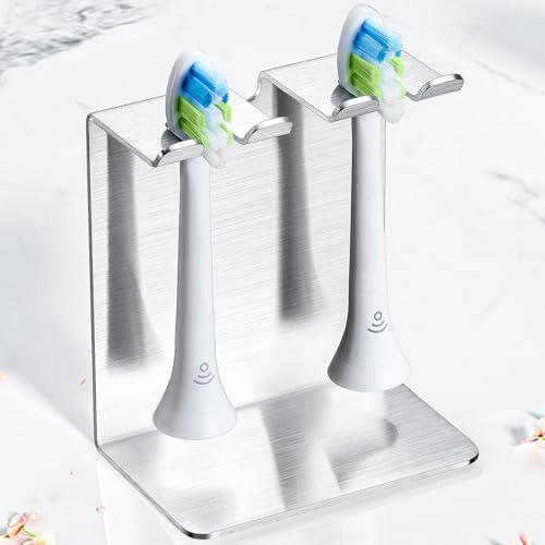 YAYINLI Stainless Steel Toothbrush Holder - Wall-Mounted & Tabletop