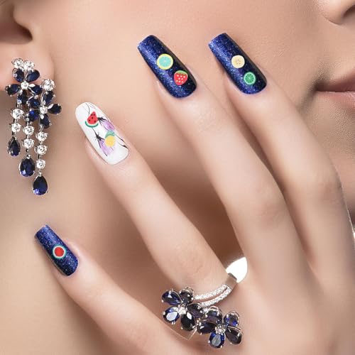 6000Pcs 3D Fruit Nail Art Slices for Resin & Slime Crafts