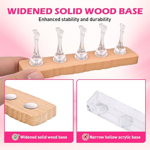 Nail Stand Set with Magnetic Holders for Press Ons - 2 Pcs
