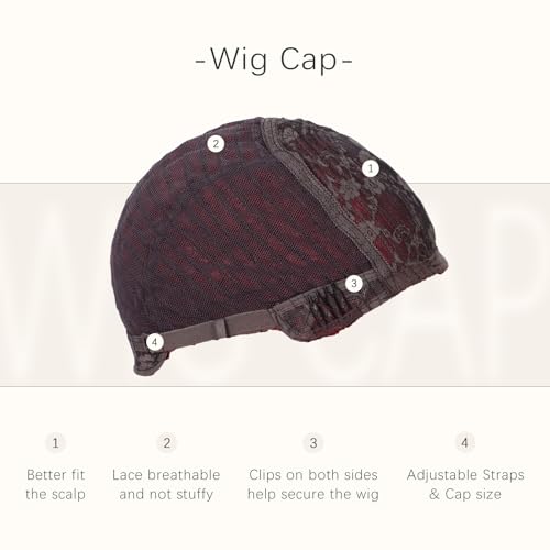28-Inch Red Curly Wig with Bangs - Heat-Resistant Synthetic Hair for Cosplay & Daily Wear