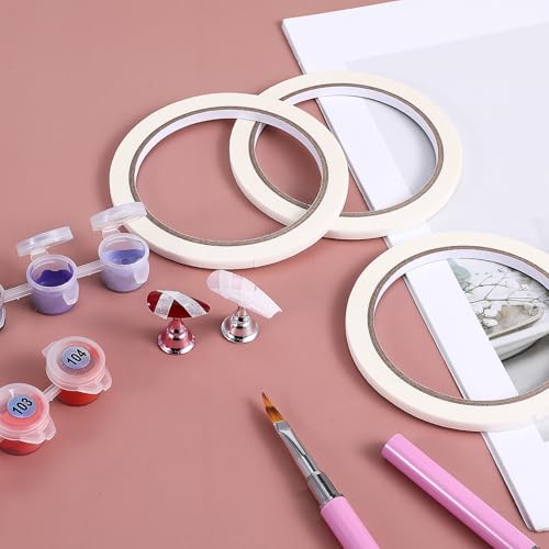 6 PCS White Nail Art Tape for DIY French Tip Manicure