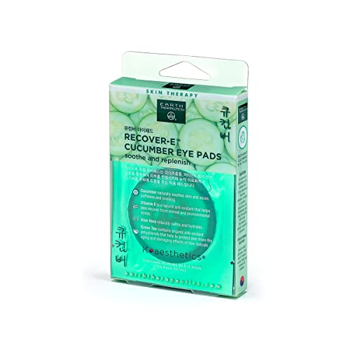 Earth Therapeutics Recover-E Cucumber Eye Pads - 5 Pairs