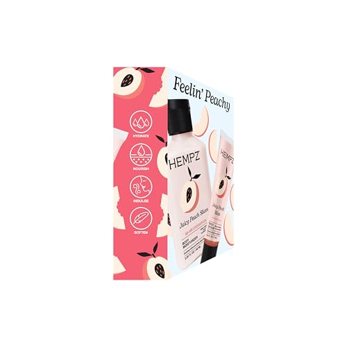 Hempz Feelin' Peachy Mini Body Lotion & Lip Balm Set - 2 Pack