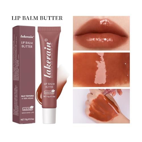 BAISEN DIARY Lip Butter Balm Vanilla Beige 1 - Ultra-Hydrating Nourishing Lip Care with Shea & Olive Oil