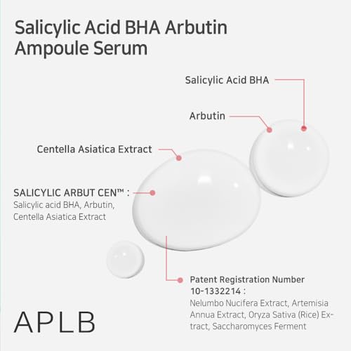 APLB Salicylic Acid BHA Arbutin Ampoule Serum for Acne and Pore Care