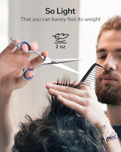 ULG Professional 6.5-Inch Hair Cutting Scissors, Japanese Steel Barber Shears