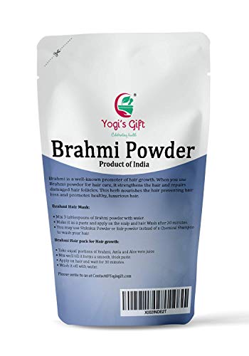 Yogi's Gift Brahmi Powder for Hair Growth - Bacopa Monnieri, 8 oz