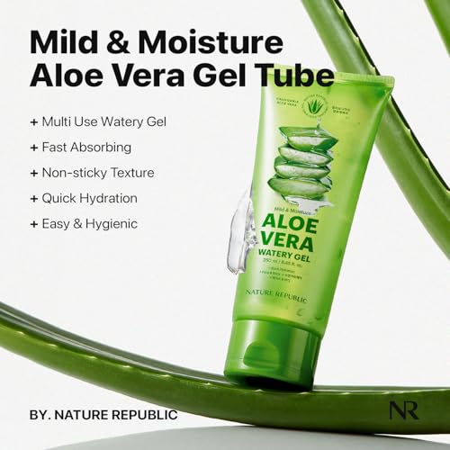Nature Republic Aloe Vera Watery Gel - Quick Hydration & Cooling Relief