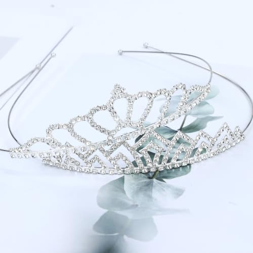 Lawie 10 Pack Rhinestone Tiaras for Women - Sparkling Crowns