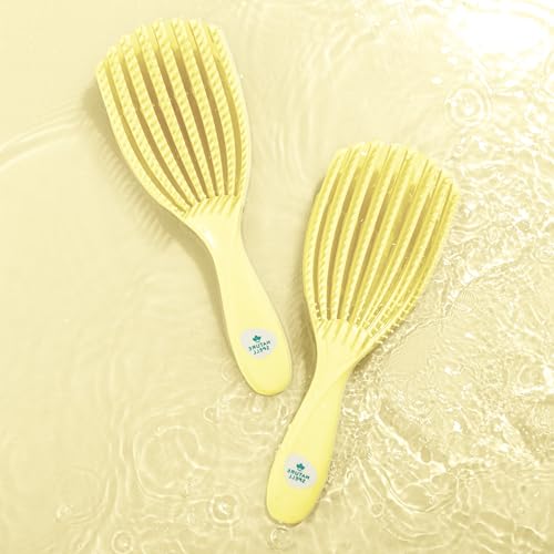 Nature Spell FlexiFlow Detangling Hair Brush - Yellow