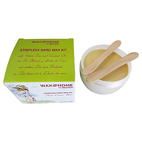 Wax Necessities Microwavable White Tea Stripless Hard Wax Kit - 8.45 oz