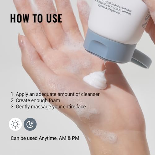 ASNO Vegan Purifying Cleanser 150ml - Hydrating Face Wash for Sensitive Skin