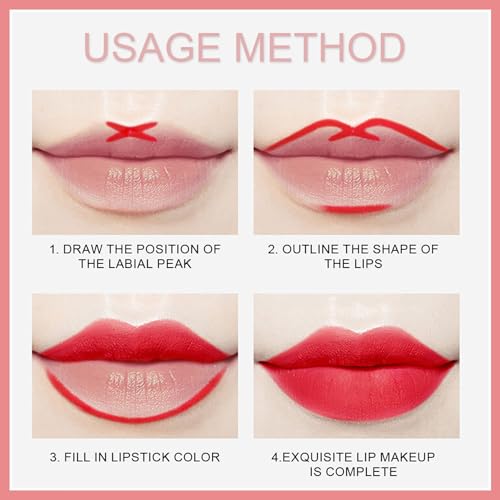 Sulily 12 Color Matte Lip Liner Set for Precise Lip Shaping & Long-Lasting Color