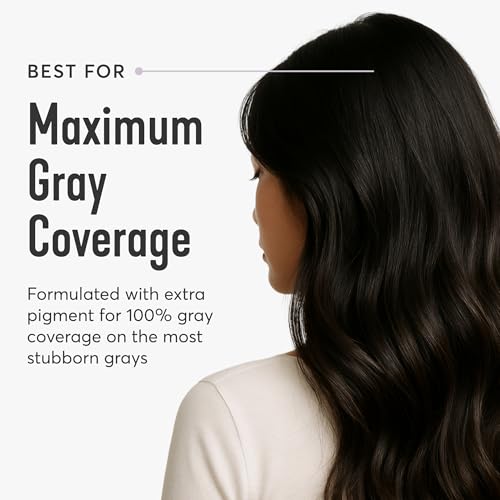 Madison Reed Radiant Hair Color Kit - 100% Gray Coverage for Resistant Grays, 4.5NNN Darkest Brown with Warm Tones (Barletta Brown) | PPD-Free & Ammonia-Free, 1 Pack