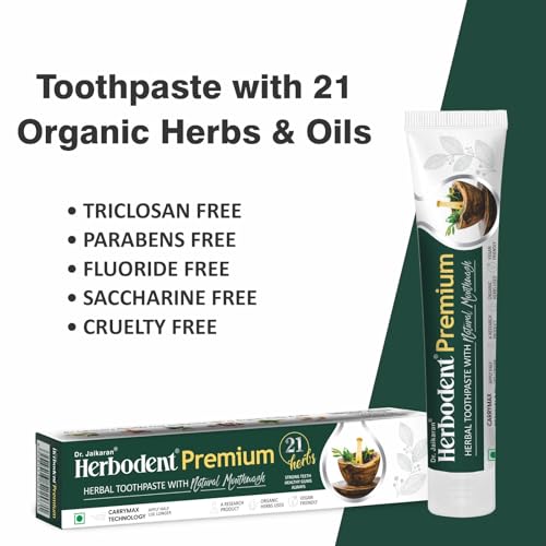 Herbodent Premium Neem Toothpaste with 21 Organic Herbs - 5.82oz