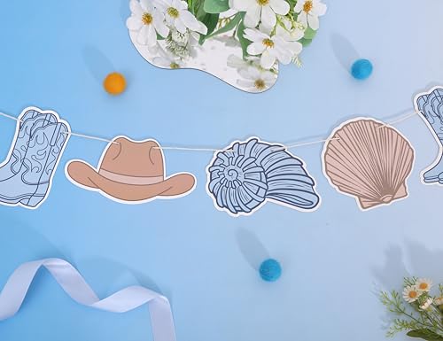 Coastal Bachelorette Photo Banner - Seashell Party Decorations