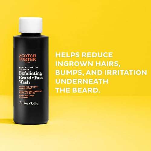 Scotch Porter Daily Exfoliating Beard Wash & Face Cleanser - 2.17 oz