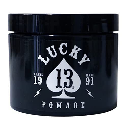 Lucky 13 Original Hair Pomade, High Hold & Shine, Fresh Scent, 4oz