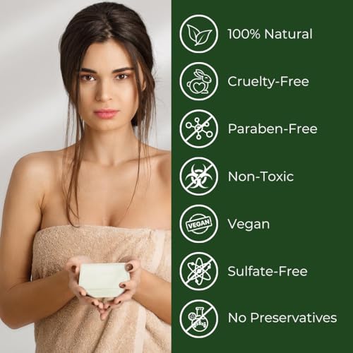 Natrulo Tea Tree Soap Bar – Natural Cleanser for Blemish-Prone Skin