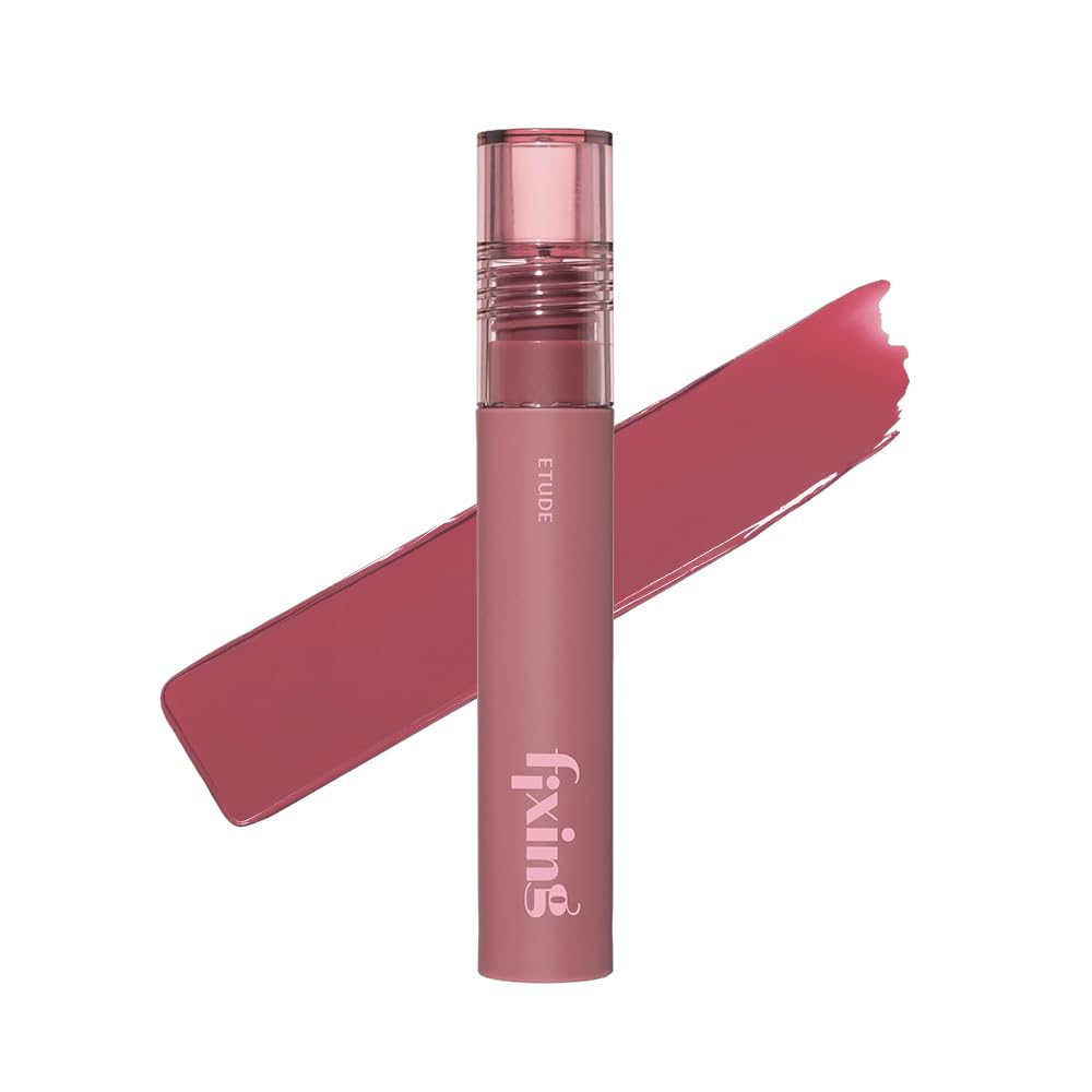 ETUDE Fixing Tint #01 Analog Rose - Long-Lasting, High-Pigment Liquid Lipstick | Waterproof Matte Finish | K-Beauty 4g