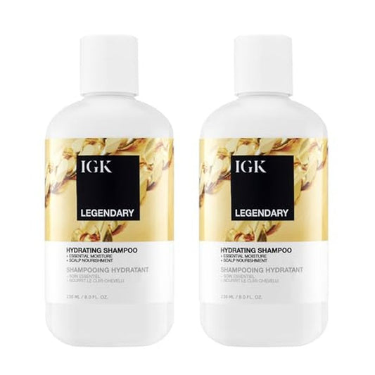 IGK Legendary Shampoo 2-Pack ? Strengthening Shampoo for Damaged, Weak, or Chemically Treated Hair
