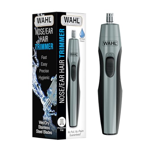 Wahl Battery Operated Ear & Nose Hair Trimmer for Men - Model 3026462, Pack of 1