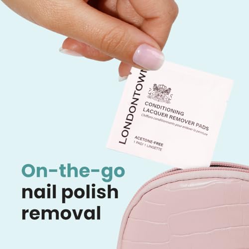 LONDONTOWN Strengthening Nail Polish Remover Pads - Non-Acetone