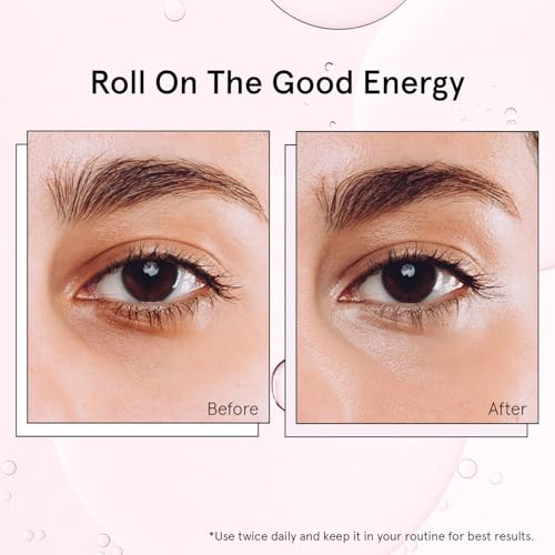 Grace & Stella Under Eye Brightener with Rose Quartz Rollerball & Moisturizing Serum