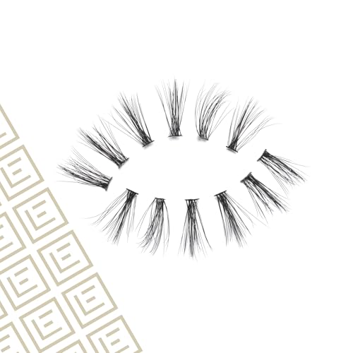 Eylure Luxe 3D False Eyelash Flares Pack of 2 – Short, Medium & Long Individual Lashes